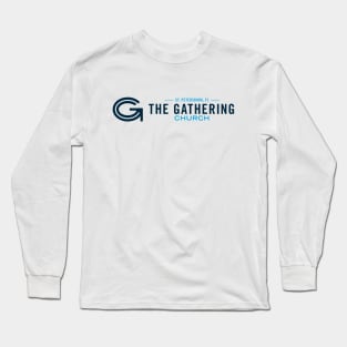 The Gathering Church Horizontal Logo Light Colors Long Sleeve T-Shirt